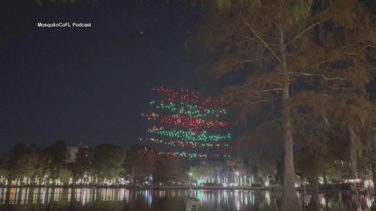 Orlando drone show